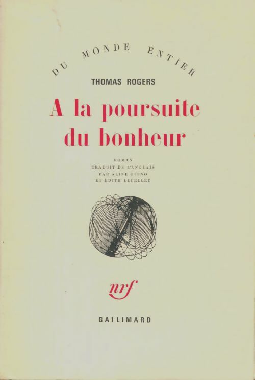 Livrenpoche : A la poursuite du bonheur - Thomas Rogers - Livre