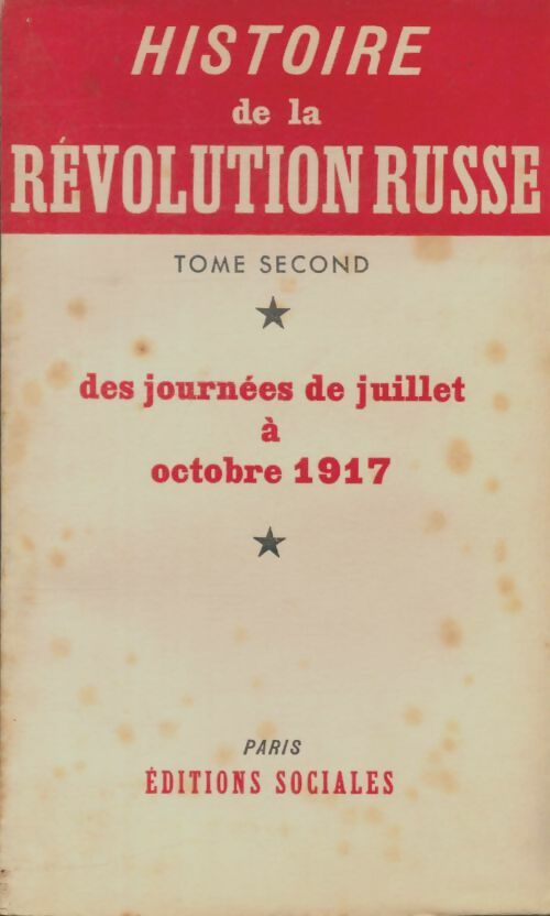 Livrenpoche : Histoire de la révolution russe Tome II - Collectif - Livre