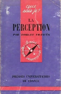 Livrenpoche : La perception - Robert Francès - Livre