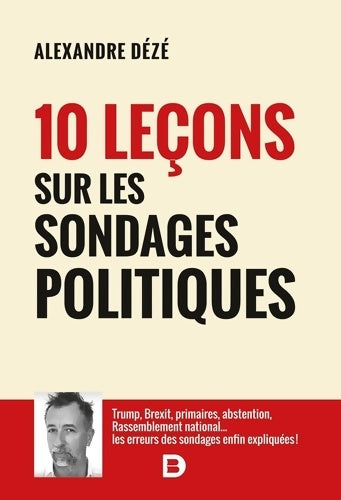 Livrenpoche : 10 leçons sur les sondages politiques - Alexandre Dézé - Livre