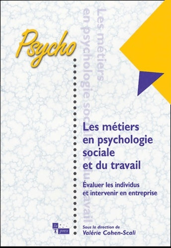 Livrenpoche : Métiers en psychologie sociale et du travail - Collectif - Livre