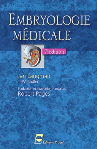 Livrenpoche : Embryologie médicale - Jan Langman - Livre