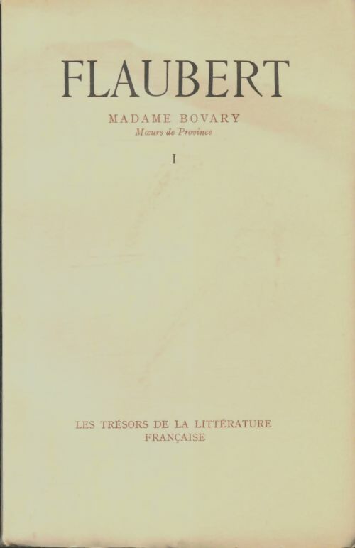 Livrenpoche : Madame Bovary Tome I - Gustave Flaubert - Livre
