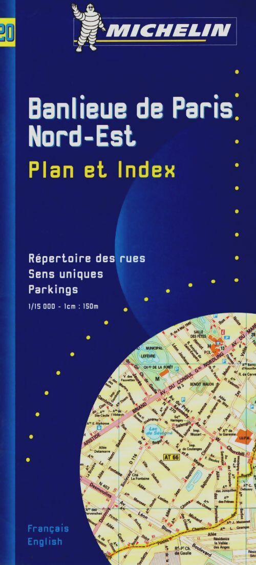 Livrenpoche : Michelin Paris northeast street with index - Michelin Travel Publications - Livre