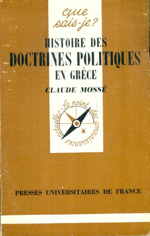 Livrenpoche : Histoire des doctrines politiques en Grèce - Claude Mossé - Livre