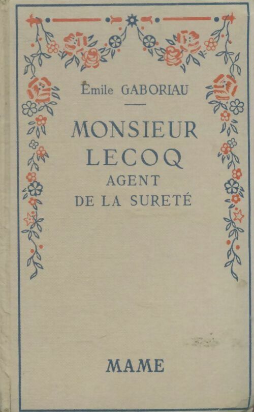 Livrenpoche : M. Lecoq agent de la sureté - Emile Gaboriau - Livre
