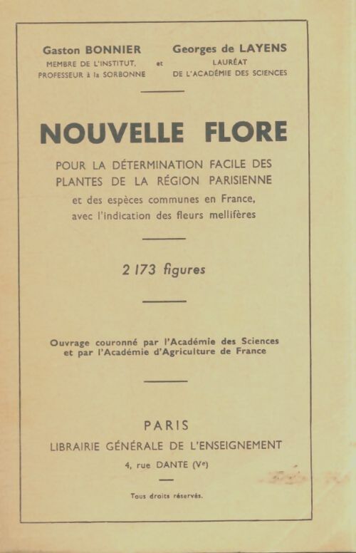 Livrenpoche : Nouvelle flore - Gaston Bonnier - Livre