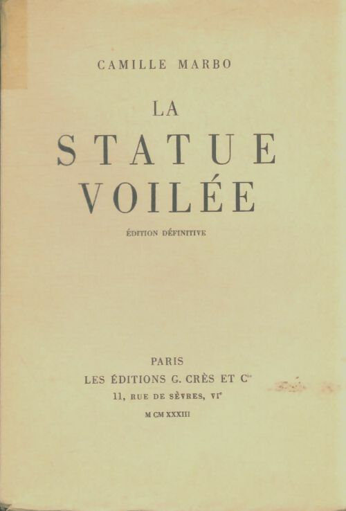Livrenpoche : La statue voilée - Camille Marbo - Livre