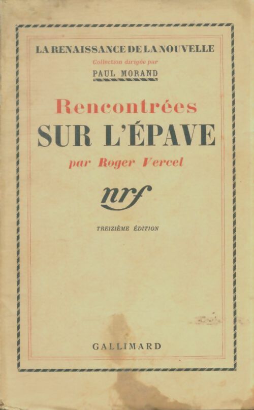 Livrenpoche : Rencontrées sur l'épave - Roger Vercel - Livre