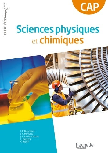 Livrenpoche : Sciences physiques et chimique CAP - Livre élève Consommable - Ed. 2013 - Jean-Pierre Durandeau - Livre