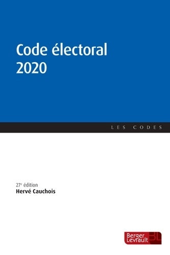 Livrenpoche : Code électoral 2020 - Hervé Cauchois - Livre