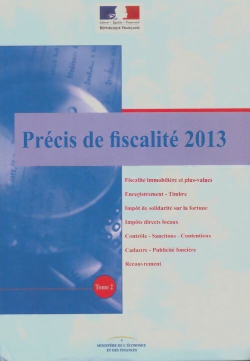 Livrenpoche : Précis de fiscalité 2013 - Collectif - Livre