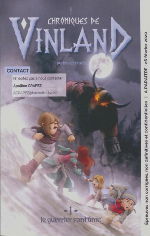 Livrenpoche : Chroniques de Vinland Tome I : Le guerrier fantôme - Pedro Estrada - Livre