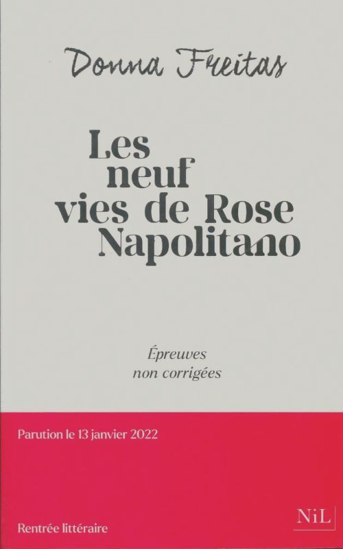 Livrenpoche : Les neuf vies de Rose Napolitano - Donna Freitas - Livre