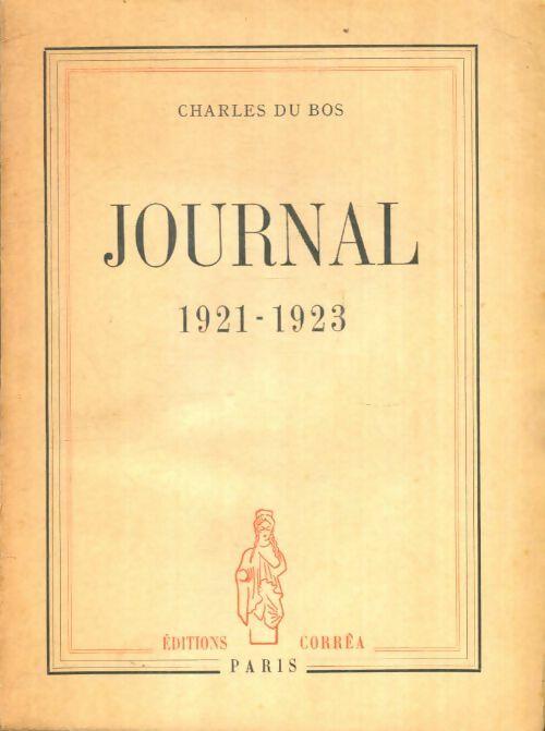 Livrenpoche : Journal 1921-1923 - Charles Du Bos - Livre
