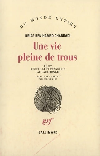 Livrenpoche : Une vie pleine de trous - Driss Ben Hamed Charhadi - Livre