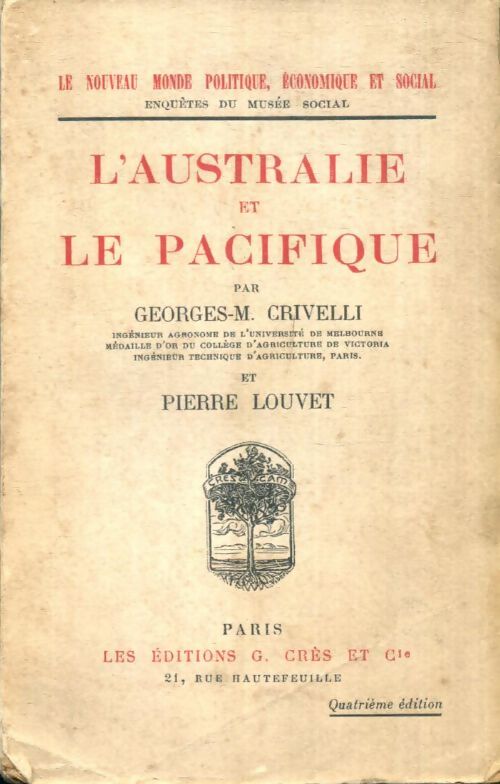 Livrenpoche : L'Australie et le Pacifique - Pierre Georges-M.; Louvet - Livre