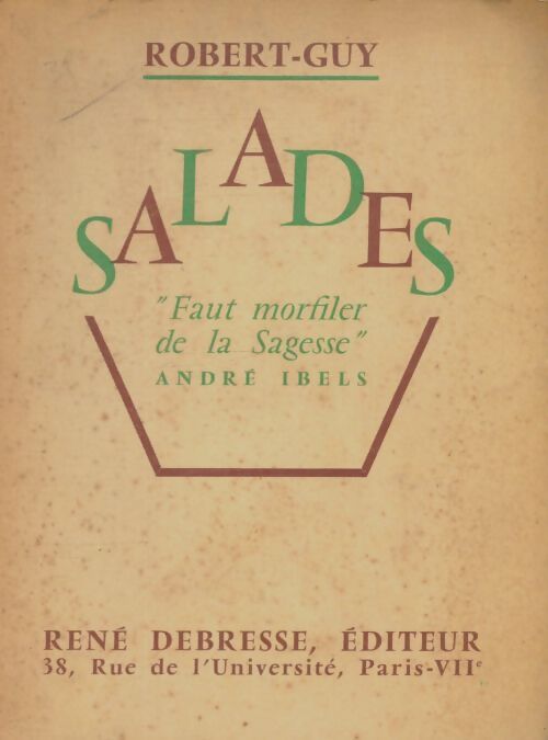 Livrenpoche : Salades - Robert-Guy - Livre