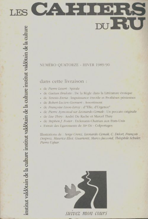 Livrenpoche : Les cahiers du RU n°14 - Collectif - Livre