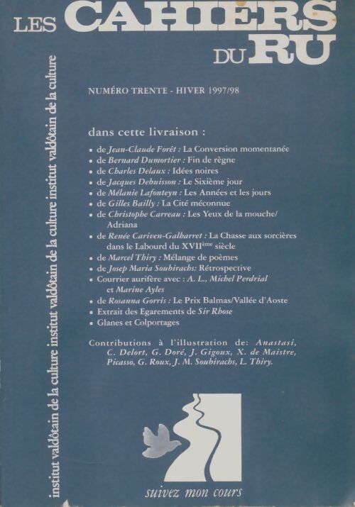 Livrenpoche : Les cahiers du RU n°30 - Collectif - Livre