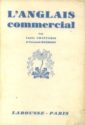 Livrenpoche : L'anglais commercial - Fernand Louis; Herbert - Livre