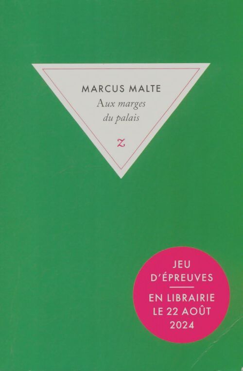 Livrenpoche : Aux marges du palais - Marcus Malte - Livre