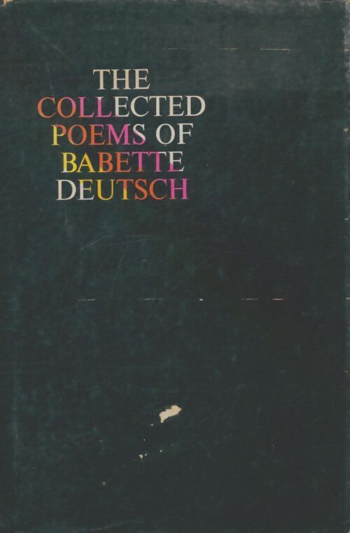 Livrenpoche : The collectes poems - Babette Deutsch - Livre