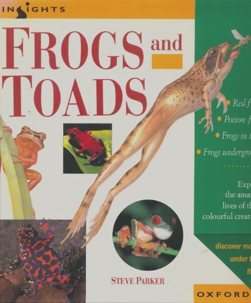 Livrenpoche : Frogs and toads - Steve Parker - Livre