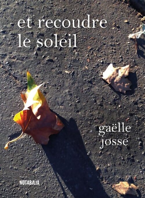 Livrenpoche : Et recoudre le soleil - Gaëlle Josse - Livre