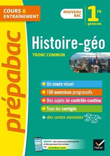 Livrenpoche : Prépabac Histoire-Géographie 1re générale : Nouveau programme de Première - Christophe Clavel - Livre