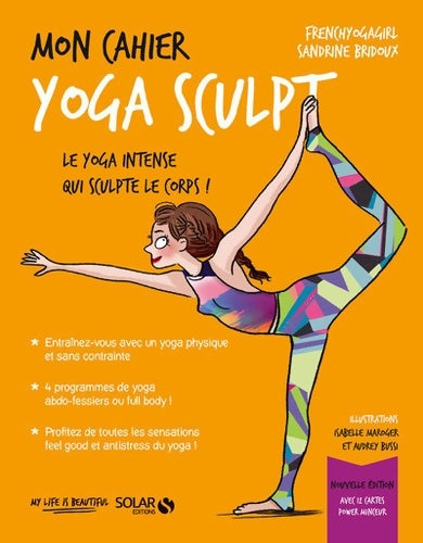 Livrenpoche : Mon cahier Yoga Sculpt NE cartes - Sandrine Bridoux - Livre