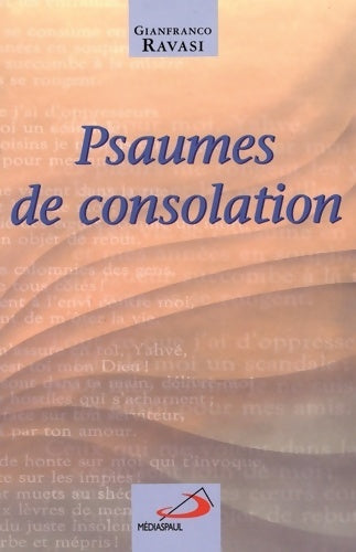 Livrenpoche : PSAUMES DE CONSOLATION - G. RAVASI - Livre