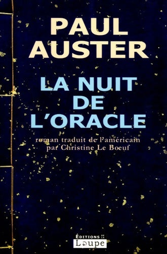 Livrenpoche : La nuit de l'oracle - Paul Auster - Livre
