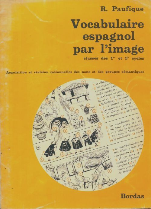Livrenpoche : Vocabulaire espagnol par l'image - R. Paufique - Livre