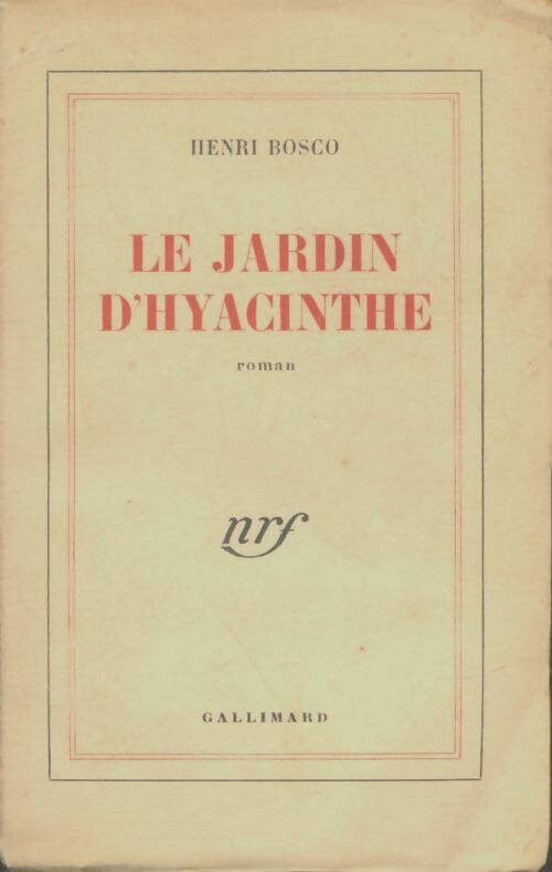 Livrenpoche : Le jardin de Hyacinthe - Henri Bosco - Livre