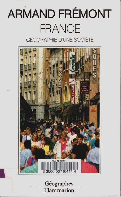 Livrenpoche : France : Géographie d'une société - Armand Frémont - Livre