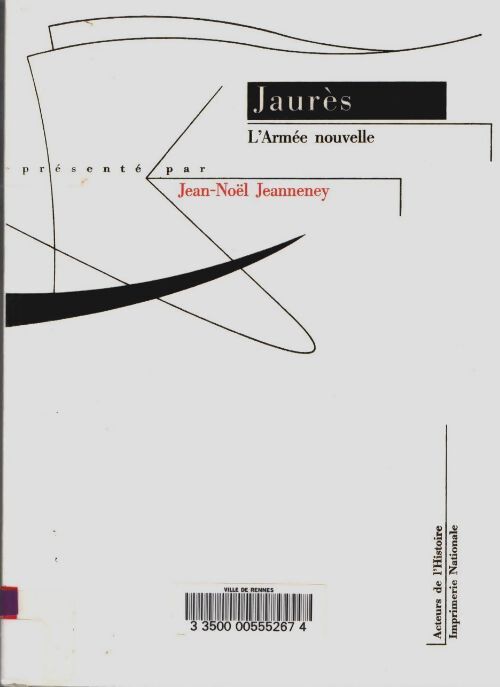 Livrenpoche : L'armée nouvelle - Jean Jaurès - Livre