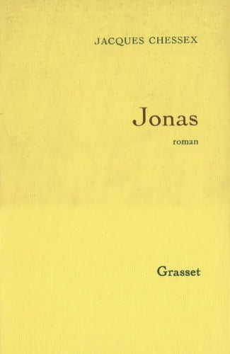 Livrenpoche : Jonas - Jacques Chessex - Livre