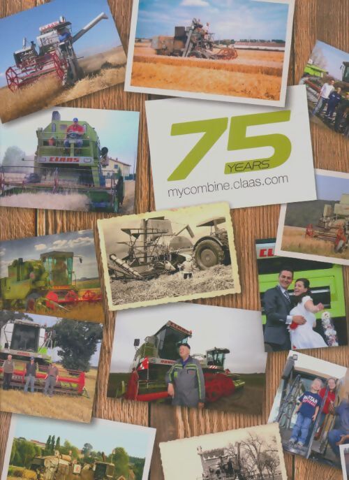 Livrenpoche : 75 ans de moissonneuses-batteuses claas - Collectif - Livre