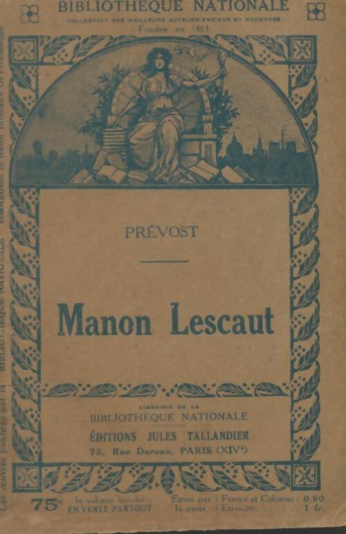 Livrenpoche : Histoire de Manon Lescaut - Abbé Prévost - Livre