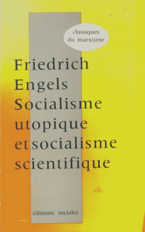 Livrenpoche : Socialisme utopique et socialisme scientifique - Friedrich Engels - Livre