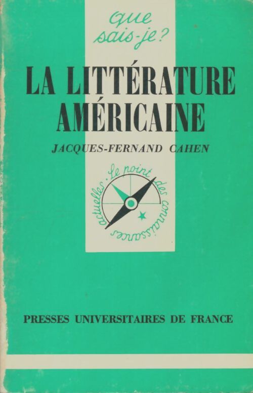 Livrenpoche : La littérature américaine - Jacques-Ferdinand Cahen - Livre