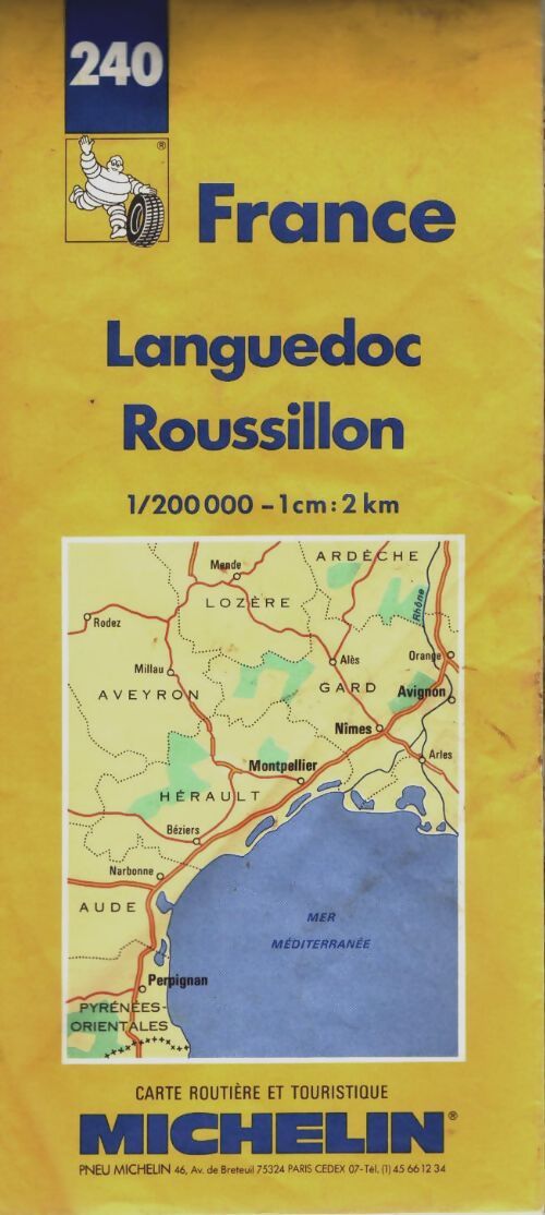 Livrenpoche : Carte routière : Languedoc - roussillon n°240 - Cartes Regional Michelin - Livre