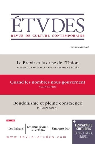 Livrenpoche : études Septembre 2016 - Collectif - Livre