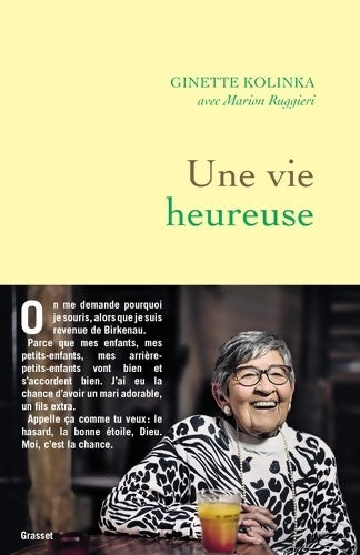 Livrenpoche : Une vie heureuse - Ginette Kolinka - Livre