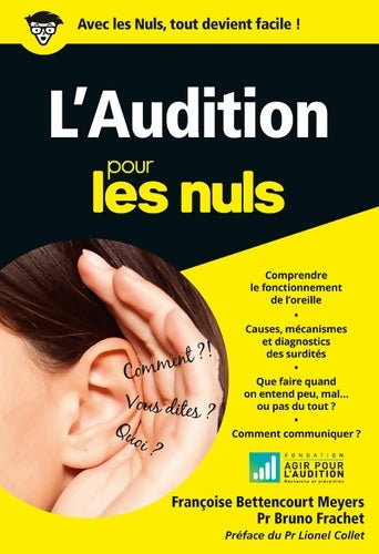 Livrenpoche : L'Audition pour les Nuls poche - L'AUDITION Fondation Agir Pour L'audition - Livre