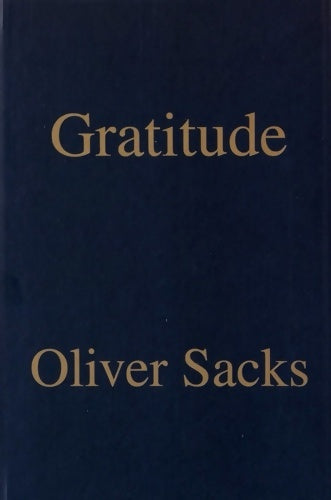 Livrenpoche : Gratitude - Oliver Sacks - Livre