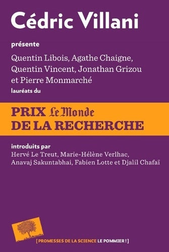 Livrenpoche : Cedric Villani présente les lauréats du prix le monde de la - Collectif - Livre