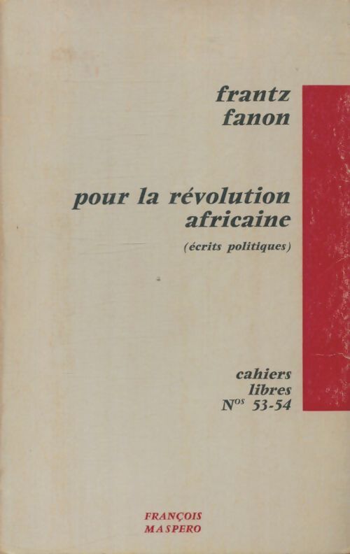 Livrenpoche : Pour la révolution africaine - Frantz Fanon - Livre