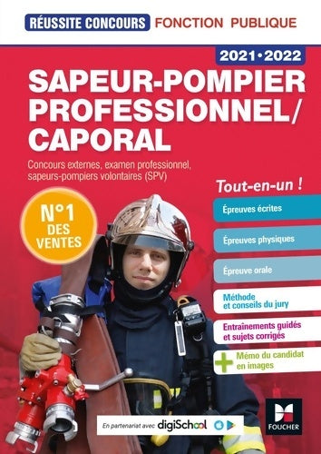 Livrenpoche : Réussite concours sapeur-pompier professionnel/caporal - 2021-2022 - Joël François - Livre